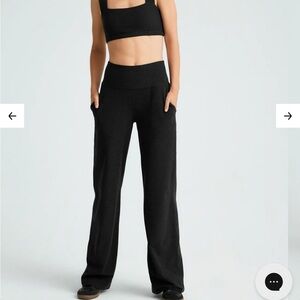 Beyond Yoga Spacedye Laid Back Wide Leg Pant (“Darkest Night” color, Small, NWT)